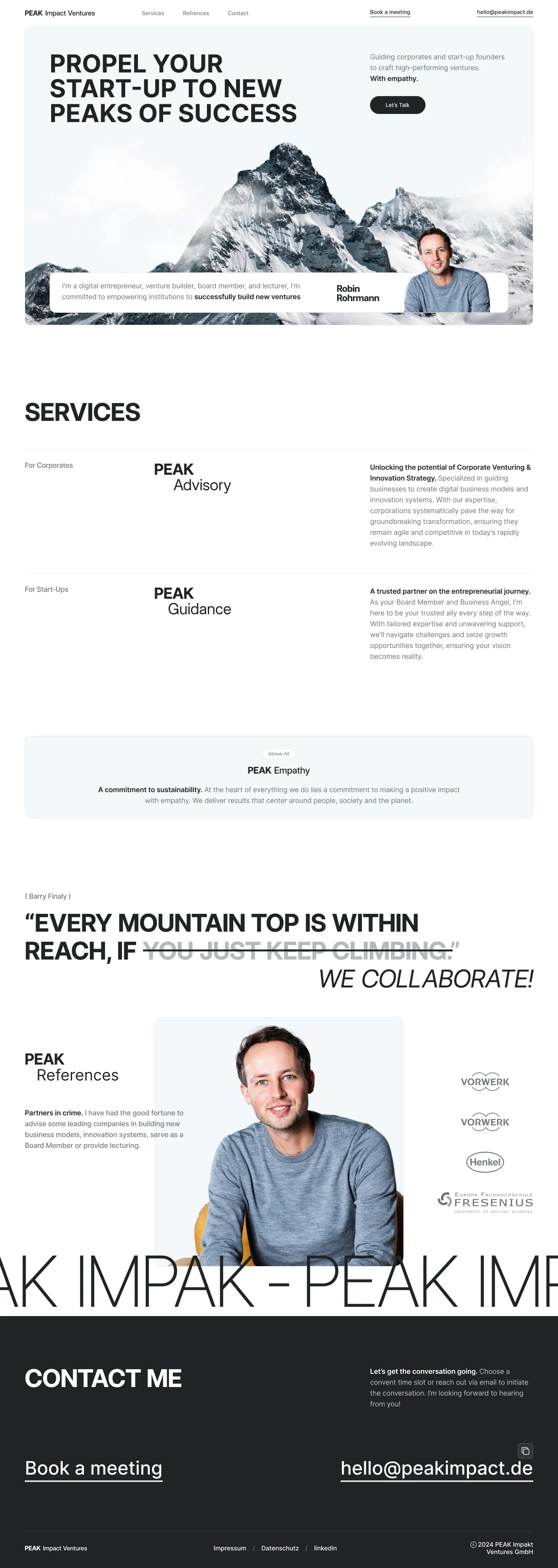 Full desktop home page of the Forfx website